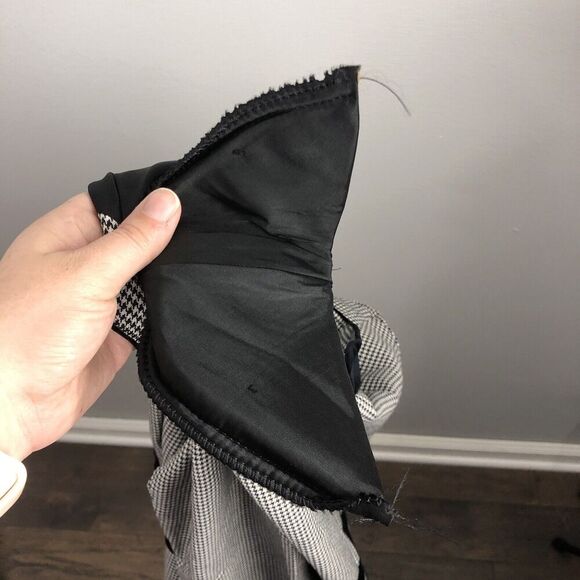 Misty Lane Womens Size 12 USA Union Made Houndstooth Maxi Dress Holiday Vintage - Picture 10 of 12